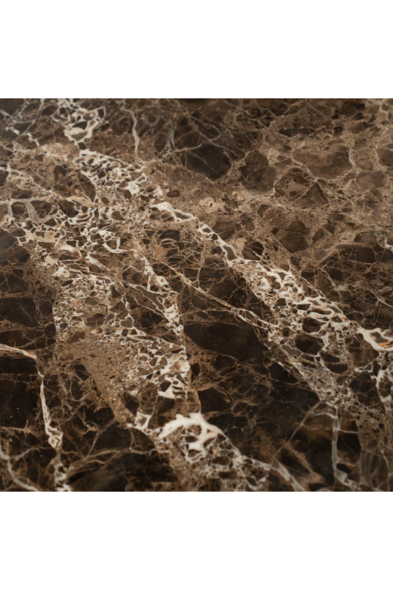 Brown Marble Round Dining Table | Eleonora Lando | Oroatrade.com