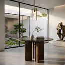 Brown Marble Round Dining Table | Eleonora Lando | Oroatrade.com