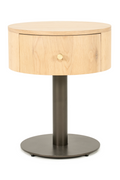Oak Pedestal Drawer Nightstand | Eleonora Skye | Oroatrade.com