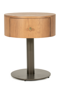 Oak Pedestal Drawer Nightstand | Eleonora Skye | Oroatrade.com