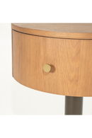 Oak Pedestal Drawer Nightstand | Eleonora Skye | Oroatrade.com