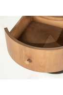 Oak Pedestal Drawer Nightstand | Eleonora Skye | Oroatrade.com