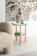 Glass Top Side Table | Eleonora Cleo | Oroatrade.com