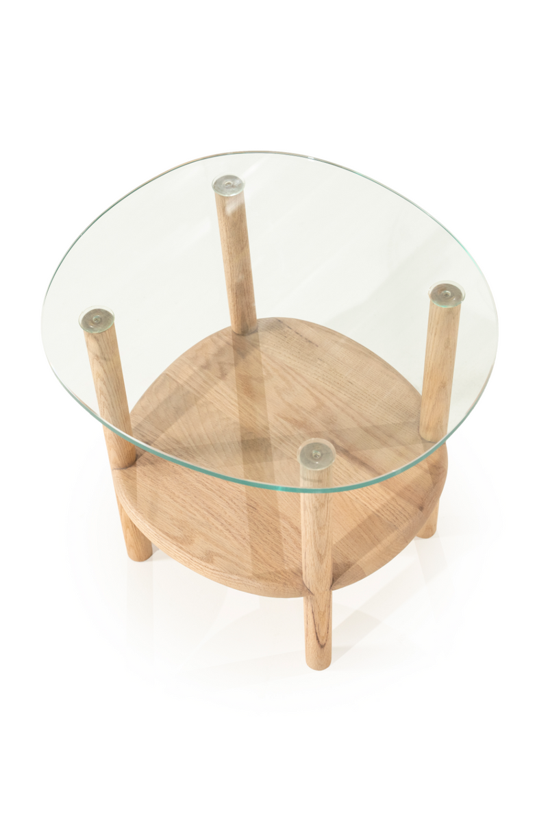 Glass Top Side Table | Eleonora Cleo | Oroatrade.com