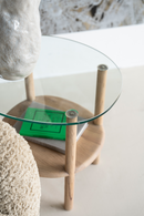 Glass Top Side Table | Eleonora Cleo | Oroatrade.com