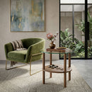 Glass Top Side Table | Eleonora Cleo