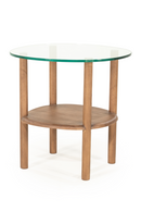 Glass Top Side Table | Eleonora Cleo | Oroatrade.com