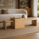 Lacquered Oak Nested Coffee Tables (2) | Eleonora Flo