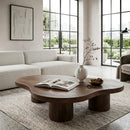 Hospitality furniture - Organic-Shaped Wooden Coffee Table - www.oroatrade.com