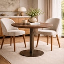 Pedestal Mango Wood Coffee Table | Eleonora Esila | Oroatrade.com