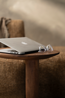 Mango Wood Oval Side Table | Eleonora Novia | Oroatrade.com