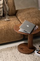 Mango Wood Oval Side Table | Eleonora Novia | Oroatrade.com