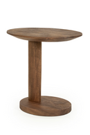 Mango Wood Oval Side Table | Eleonora Novia | Oroatrade.com