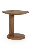 Mango Wood Oval Side Table | Eleonora Novia | Oroatrade.com