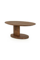 Mango Wood Oval Coffee Table S | Eleonora Novia | Oroatrade.com