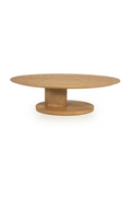 Mango Wood Oval Coffee Table L | Eleonora Novia | Oroatrade.com