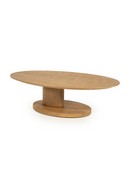 Mango Wood Oval Coffee Table L | Eleonora Novia | Oroatrade.com