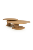 Mango Wood Oval Coffee Table L | Eleonora Novia | Oroatrade.com