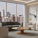 Mango Wood Oval Coffee Table L | Eleonora Novia | Oroatrade.com