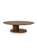 Mango Wood Oval Coffee Table L | Eleonora Novia | Oroatrade.com