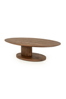Mango Wood Oval Coffee Table L | Eleonora Novia | Oroatrade.com