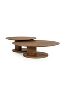 Mango Wood Oval Coffee Table L | Eleonora Novia | Oroatrade.com