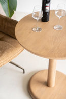 Round Mango Wood Bistro Table | Eleonora Florent | Oroatrade.com
