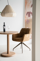 Round Mango Wood Bistro Table | Eleonora Florent | Oroatrade.com