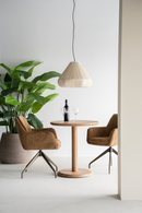 Round Mango Wood Bistro Table | Eleonora Florent | Oroatrade.com