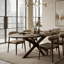 Hospitality furniture - Wooden Matrix Base Dining Table M - www.oroatrade.com