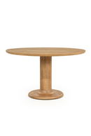 Brushed Wood Round Dining Table | Eleonora Coco | Oroatrade.com