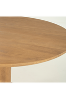 Brushed Wood Round Dining Table | Eleonora Coco | Oroatrade.com