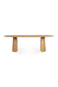 Brushed Mango Wood Dining Table S | Eleonora Lune | Oroatrade.com