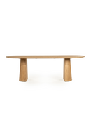 Brushed Mango Wood Dining Table S | Eleonora Lune | Oroatrade.com