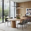 Brushed Mango Wood Dining Table L | Eleonora Lune | Oroatrade.com