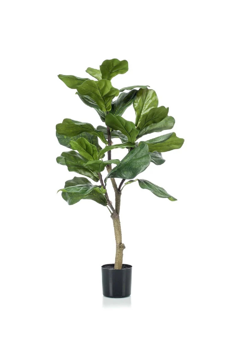 Artificial Fiddle Leaf Plants (4) XS | Emerald Ficus Lyrata | Oroatrade.com