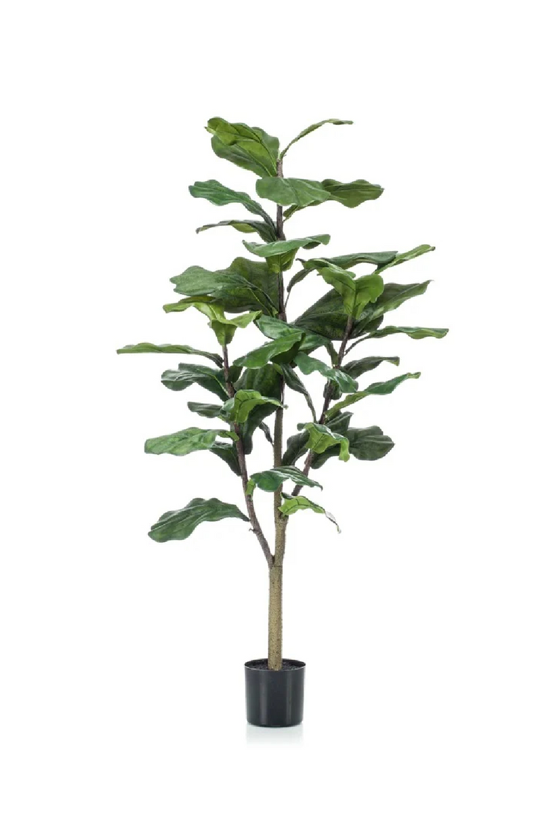 Artificial Fiddle Leaf Plants (4) S | Emerald Ficus Lyrata | Oroatrade.com
