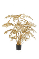 Artificial Metallic Tropical Plant | Emerald Areca | Oroatrade.com