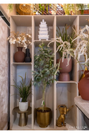 Blue Gum Faux Tree Set (2) | Emerald Eucalyptus Globulus | Oroatrade.com