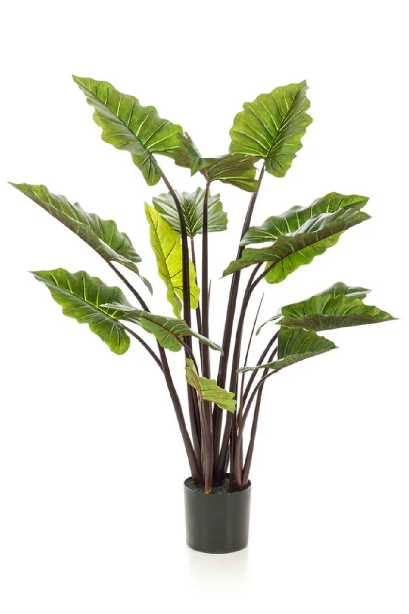 Artifical Tropical Plant Set (2) | Emerald Colocasia | Oroatrade.com