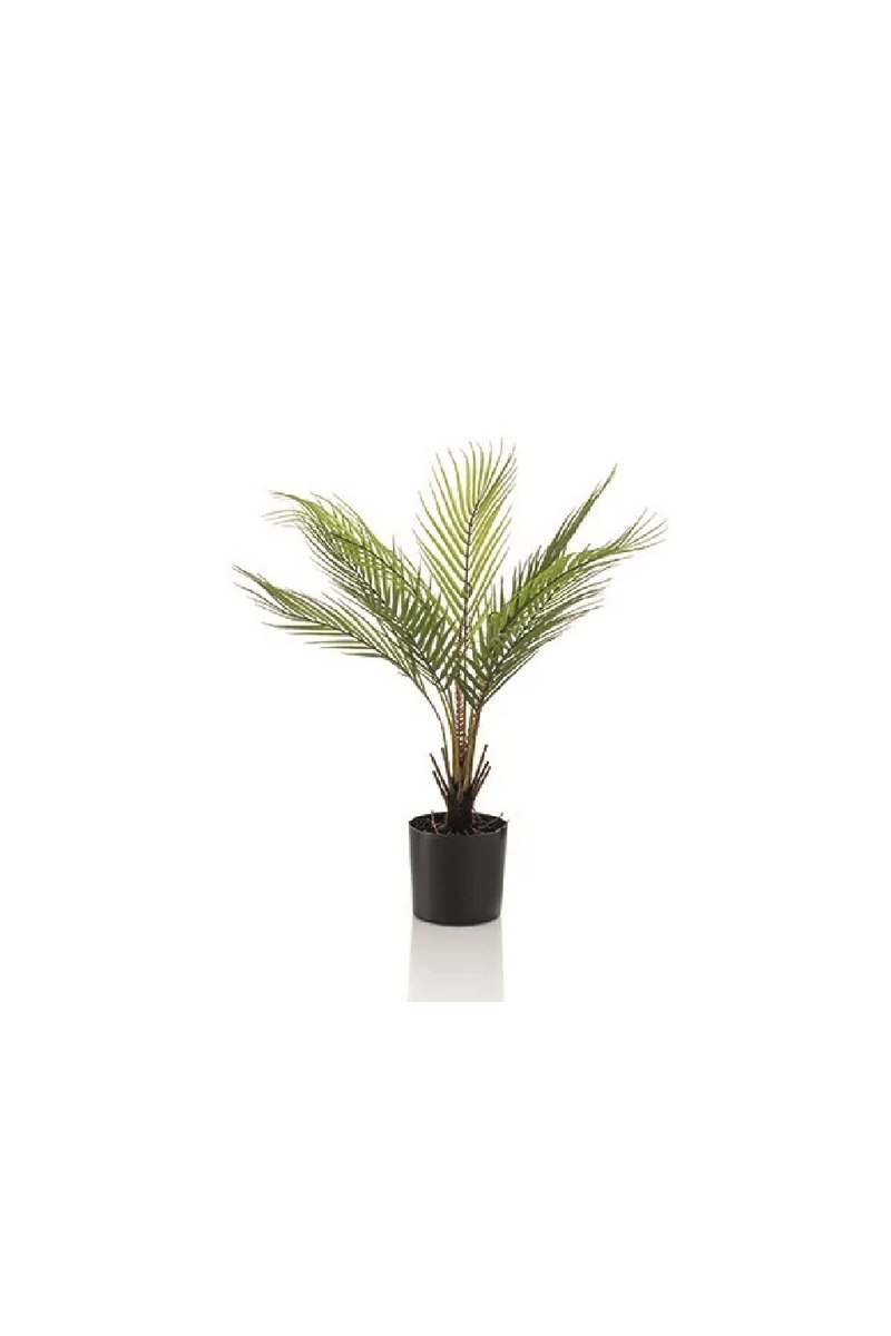 Green Fronds Faux Palm Set (4) M | Emerald Chamaedorea | Oroatrade.com