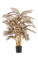 Artificial Metallic Tropical Plant | Emerald Areca | Oroatrade.com