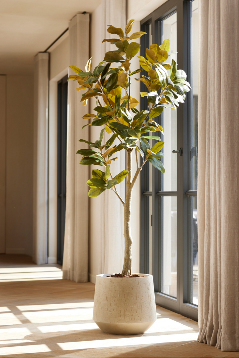 Faux Lily Tree Set (2) | Emerald Magnolia Denudata | Oroatrade.com