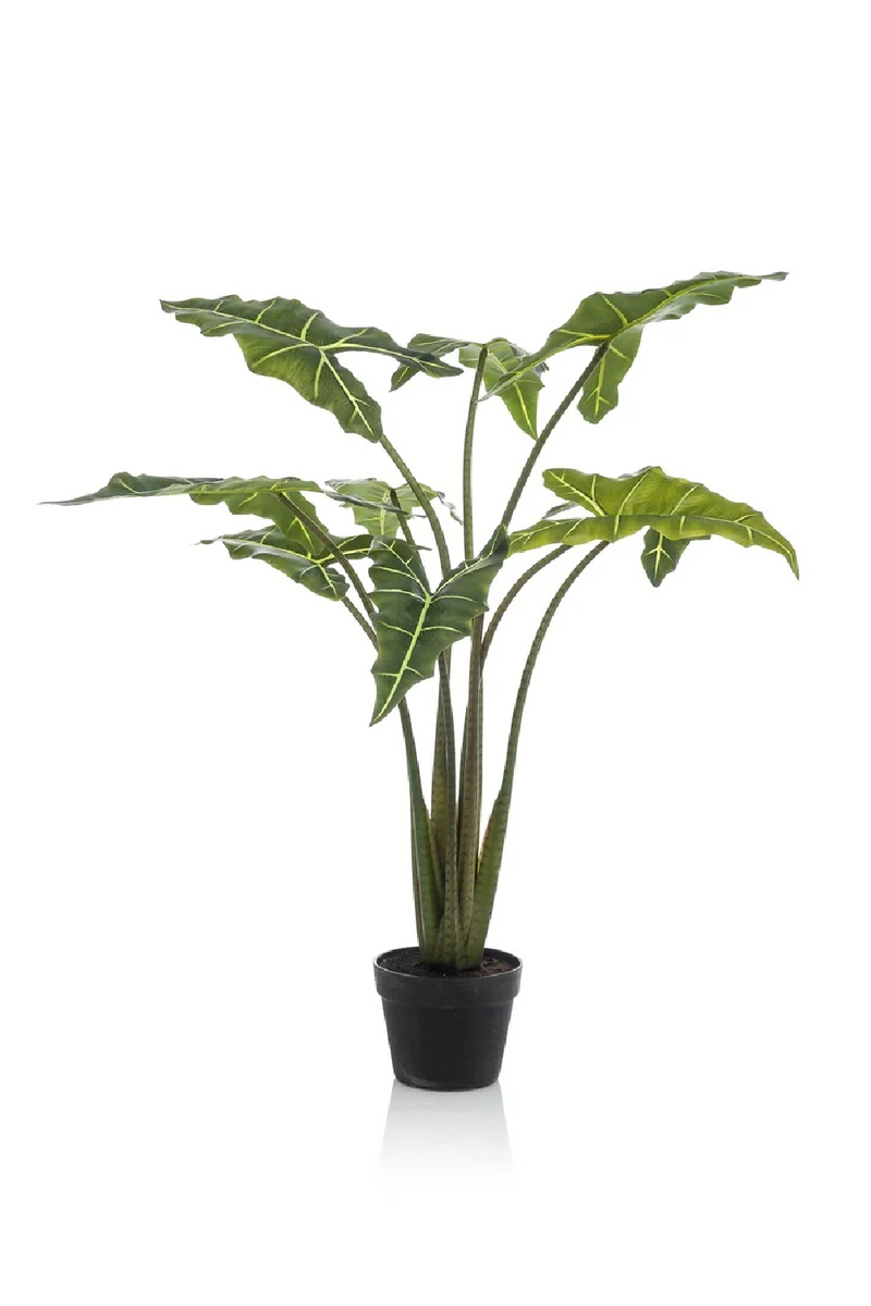 Arrow-Shaped Leaves Faux Houseplants (2) L | Emerald Alocasia | Oroatrade.com