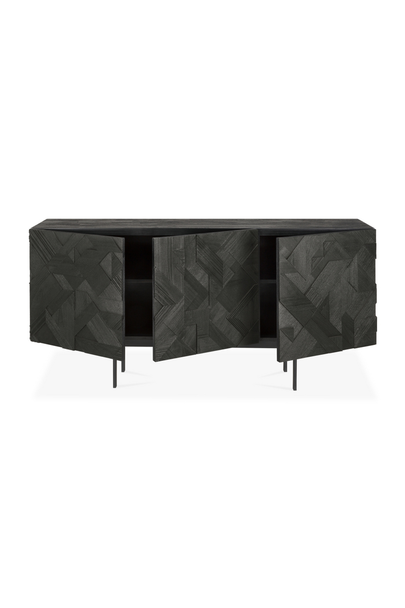 Black Teak Sideboard | Ethnicraft Graphic