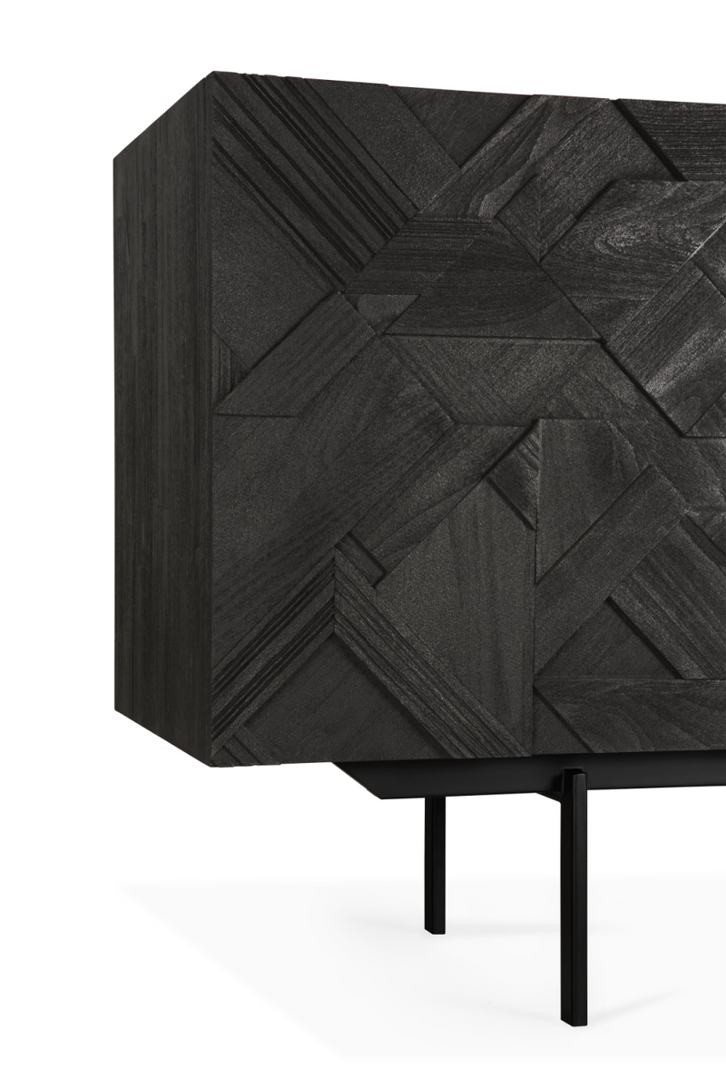 Black Teak Sideboard | Ethnicraft Graphic