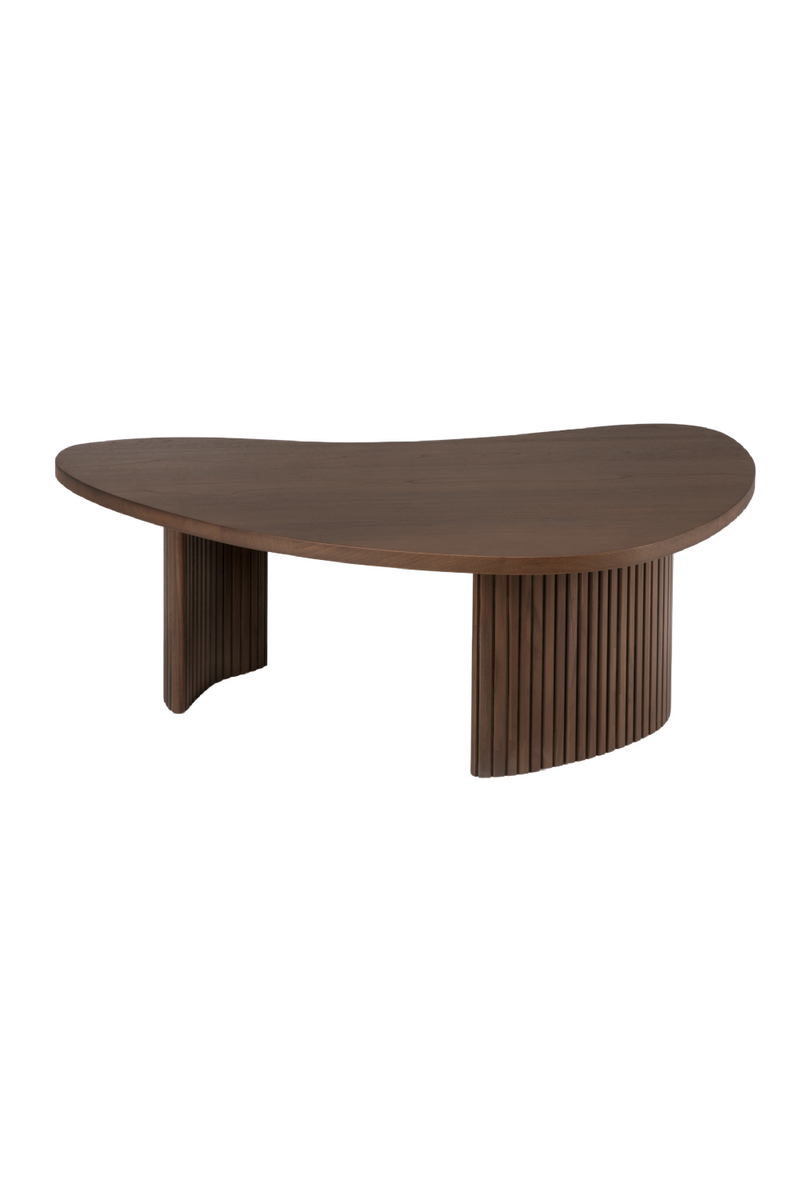 Teak Pebble-Shaped Coffee Table | Ethnicraft Boomerang | Oroatrade.com