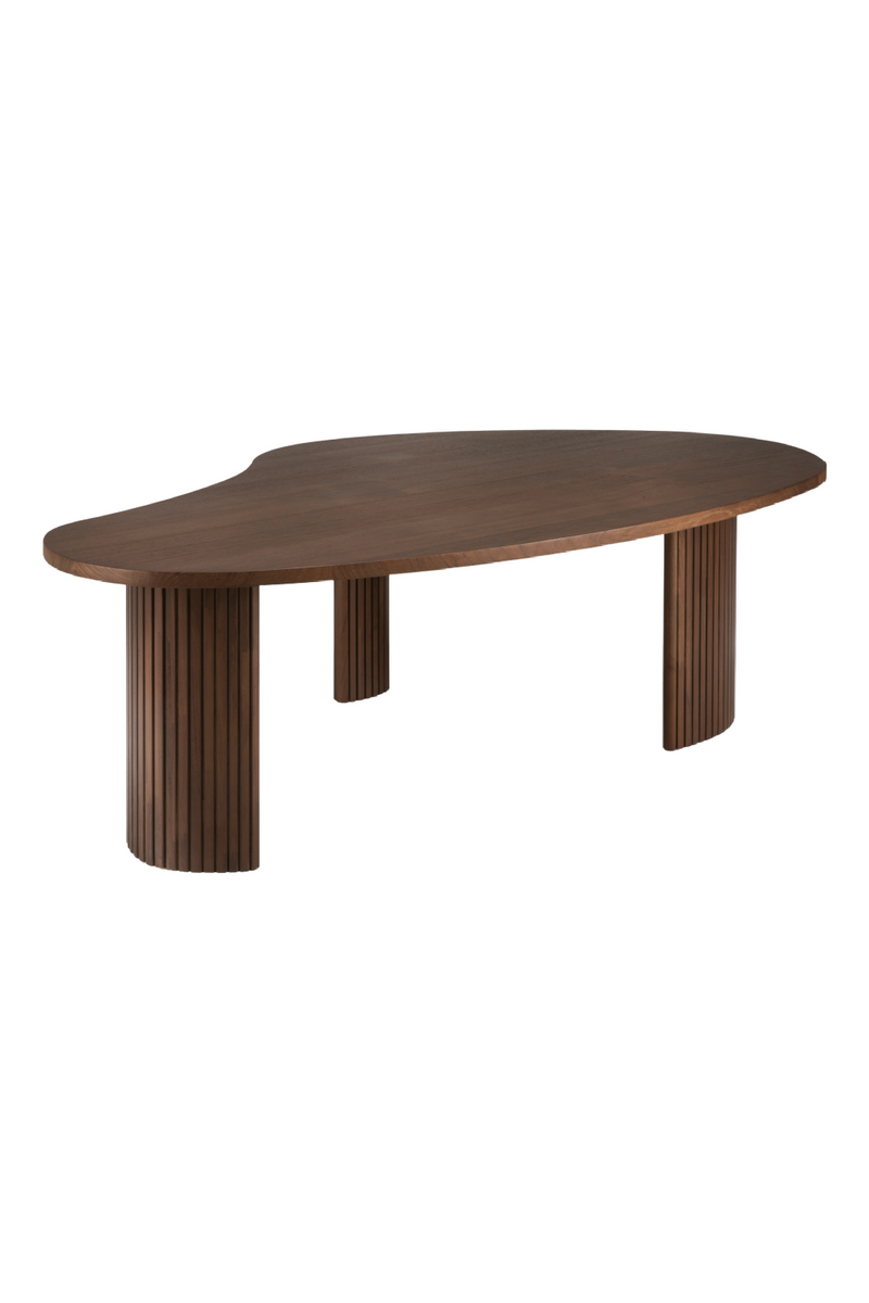 Teak Pebble-Shaped Coffee Table | Ethnicraft Boomerang | Oroatrade.com