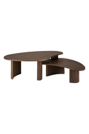 Teak Pebble-Shaped Coffee Table | Ethnicraft Boomerang | Oroatrade.com
