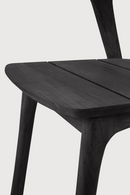 Black Teak Outdoor Dining Chair | Ethnicraft Bok | Oroatrade.com